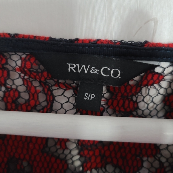 RW&CO, lace top, size s - Picture 6 of 8